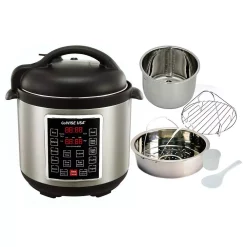 Cookers GoWISE USA 8 Qt. Stainless Steel Electric Pressure Cooker With Stainless Steel Pot -Costway Shop stainless steel gowise usa electric pressure cookers gw22623 40 1000