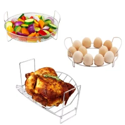 Cookers GoWISE USA Ovate 9.5 Qt. Stainless Steel Oval Electric Pressure Cooker With 6-Accessories And 50-Recipes -Costway Shop stainless steel gowise usa electric pressure cookers gw22709 fa 1000