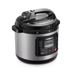 Cookers GoWISE USA 8 Qt. Stainless Steel Electric Pressure Cooker With Stainless Steel Pot 4 Cookers GoWISE USA 8 Qt. Stainless Steel Electric Pressure Cooker With Stainless Steel Pot -Costway Shop stainless steel gowise usa electric pressure cookers gw22712 4f 1000
