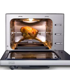 Toasters GoWISE USA 1600-Watts Stainless Steel 27 Qt. Electric Programmable Pressure Oven With Rotisserie Function And DIY Presets -Costway Shop stainless steel gowise usa toaster ovens gw22710 1f 1000