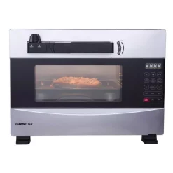 Toasters GoWISE USA 1600-Watts Stainless Steel 27 Qt. Electric Programmable Pressure Oven With Rotisserie Function And DIY Presets -Costway Shop stainless steel gowise usa toaster ovens gw22710 44 1000