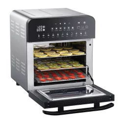Toasters GoWISE USA 1700-Watts Electric Air Fryer Oven Grill Stainless Steel With Dual Heating Rotisserie And Dehydrator 13 Toasters GoWISE USA 1700-Watts Electric Air Fryer Oven Grill Stainless Steel With Dual Heating Rotisserie And Dehydrator -Costway Shop stainless steel gowise usa toaster ovens gw44805 44 1000