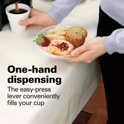 Coffee Makers Hamilton Beach 45-Cup Fast Brew Stainless Steel With 1-Hand Dispensing Coffee Urn -Costway Shop stainless steel hamilton beach coffee urns 40521 1f 1000