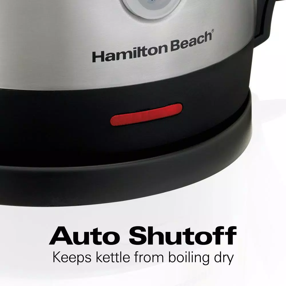 Electric Kettles Hamilton Beach 7-Cup Stainless Steel Electric Kettle 6 Electric Kettles Hamilton Beach 7-Cup Stainless Steel Electric Kettle - Image 4