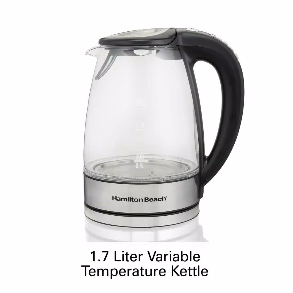 Electric Kettles Hamilton Beach 7-Cup Stainless Steel Variable Temperature Kettle 4 Electric Kettles Hamilton Beach 7-Cup Stainless Steel Variable Temperature Kettle - Image 2