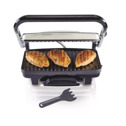 Electric Skillets & Indoor Grills Hamilton Beach Stainless Steel Panini Press And Indoor Grill 4 Electric Skillets & Indoor Grills Hamilton Beach Stainless Steel Panini Press And Indoor Grill -Costway Shop stainless steel hamilton beach indoor grills 25410 c3 1000