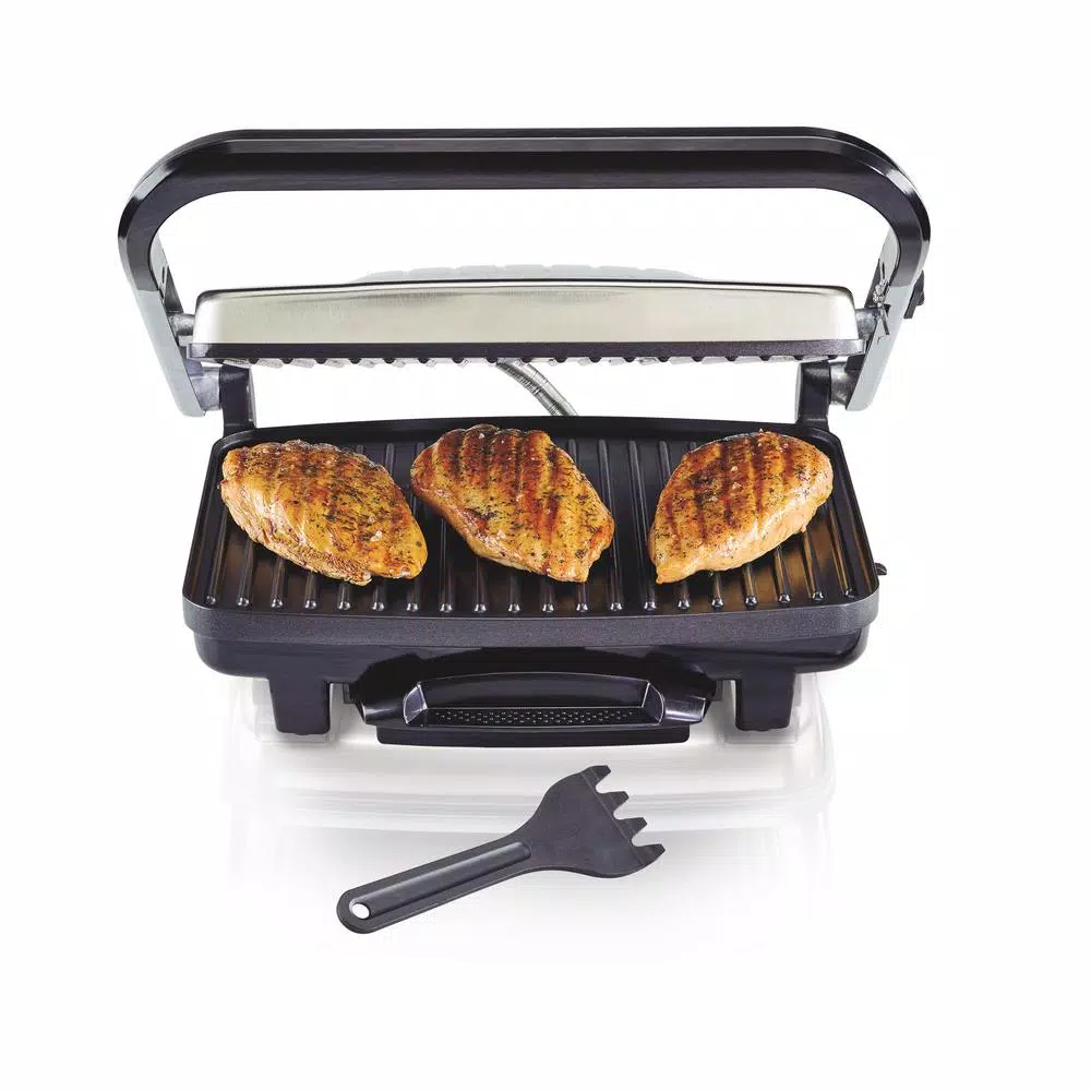 Hamilton Beach Stainless Steel Panini Press and Indoor Grill Electric Skillets & Indoor Grills Hamilton Beach Stainless Steel Panini Press And Indoor Grill -Costway Shop stainless steel hamilton beach indoor grills 25410 c3 1000