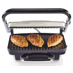 Electric Skillets & Indoor Grills Hamilton Beach Stainless Steel Panini Press And Indoor Grill 8 Electric Skillets & Indoor Grills Hamilton Beach Stainless Steel Panini Press And Indoor Grill -Costway Shop stainless steel hamilton beach indoor grills 25410 fa 1000