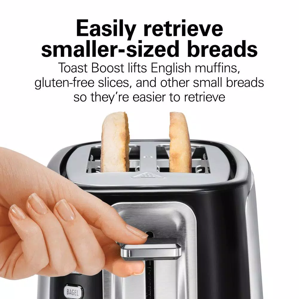 Hamilton Beach Sure Toast 800 W 2-Slice Stainless Steel Wide Slot Toaster Toasters Hamilton Beach Sure Toast 800 W 2-Slice Stainless Steel Wide Slot Toaster -Costway Shop stainless steel hamilton beach pop up toasters 22820 44 1000