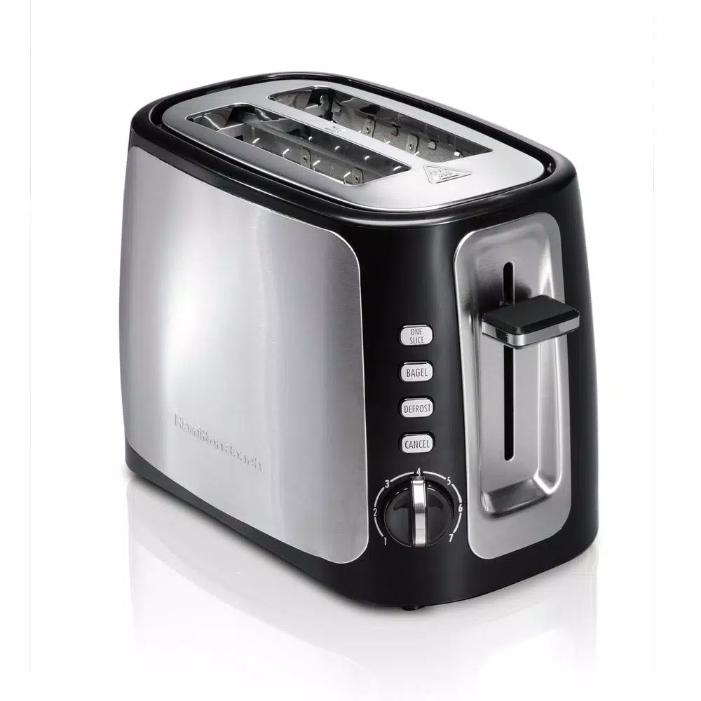 Hamilton Beach Sure Toast 800 W 2-Slice Stainless Steel Wide Slot Toaster Toasters Hamilton Beach Sure Toast 800 W 2-Slice Stainless Steel Wide Slot Toaster -Costway Shop stainless steel hamilton beach pop up toasters 22820 64 1000
