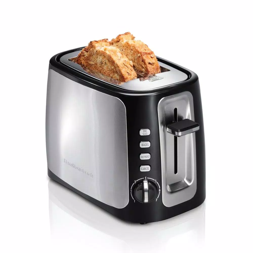 Hamilton Beach Sure Toast 800 W 2-Slice Stainless Steel Wide Slot Toaster Toasters Hamilton Beach Sure Toast 800 W 2-Slice Stainless Steel Wide Slot Toaster -Costway Shop stainless steel hamilton beach pop up toasters 22820 c3 1000