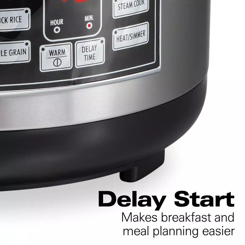 Cookers Hamilton Beach 20-Cup Stainless Steel Rice/Hot Cereal Cooker With Rice Rinser/Steam Basket 6 Cookers Hamilton Beach 20-Cup Stainless Steel Rice/Hot Cereal Cooker With Rice Rinser/Steam Basket - Image 4