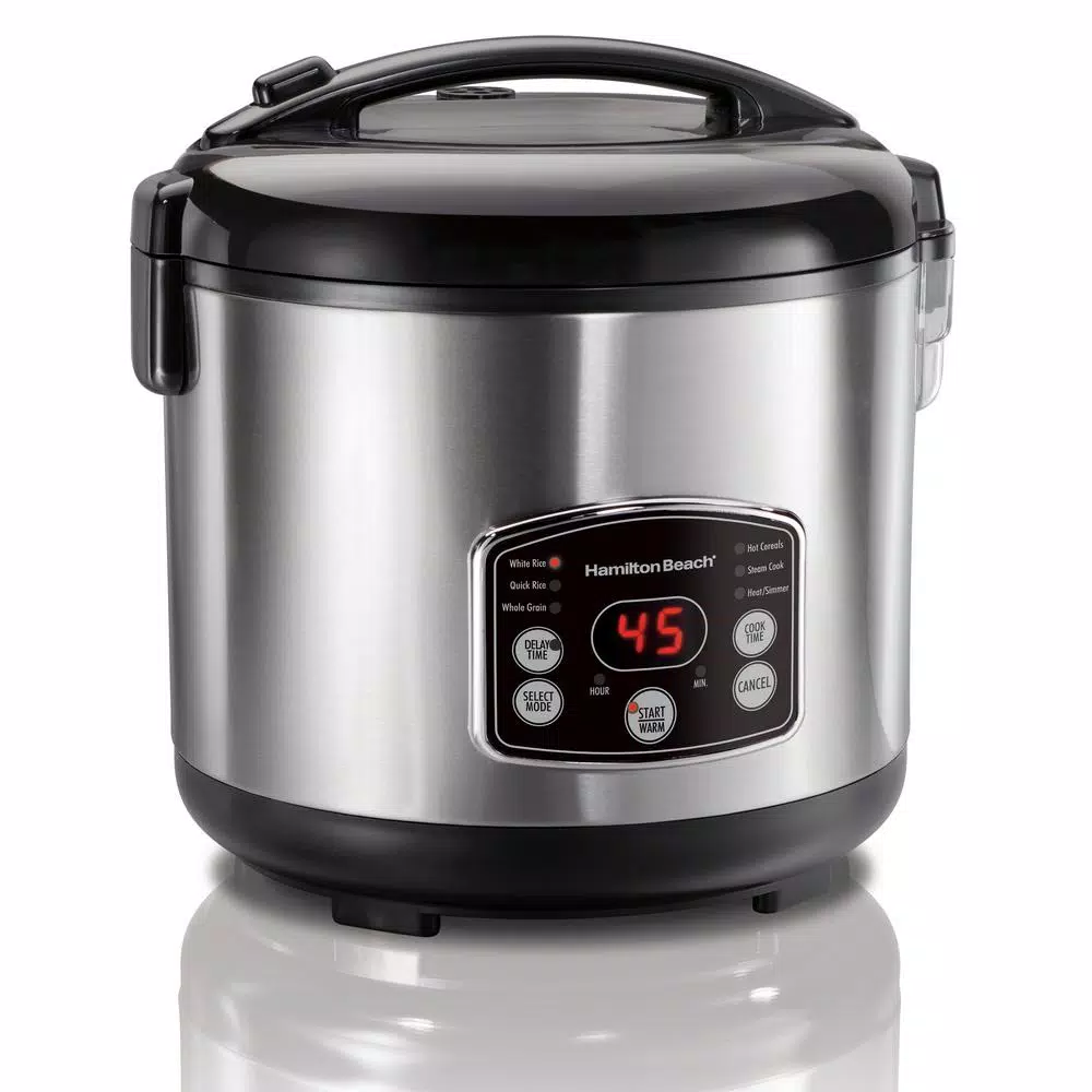 Hamilton Beach 14-Cup Stainless Steel Rice/Hot Cereal Cooker Cookers Hamilton Beach 14-Cup Stainless Steel Rice/Hot Cereal Cooker -Costway Shop stainless steel hamilton beach rice cookers 37548 64 1000