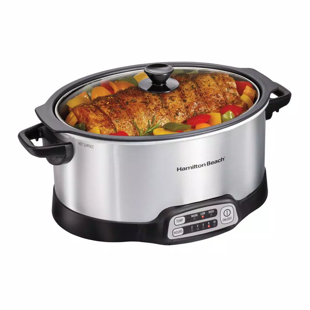 Hamilton Beach Stovetop Sear and Cook 6 Qt. Stainless Steel Slow Cooker Cookers Hamilton Beach Stovetop Sear And Cook 6 Qt. Stainless Steel Slow Cooker -Costway Shop stainless steel hamilton beach slow cookers 33662 64 1000