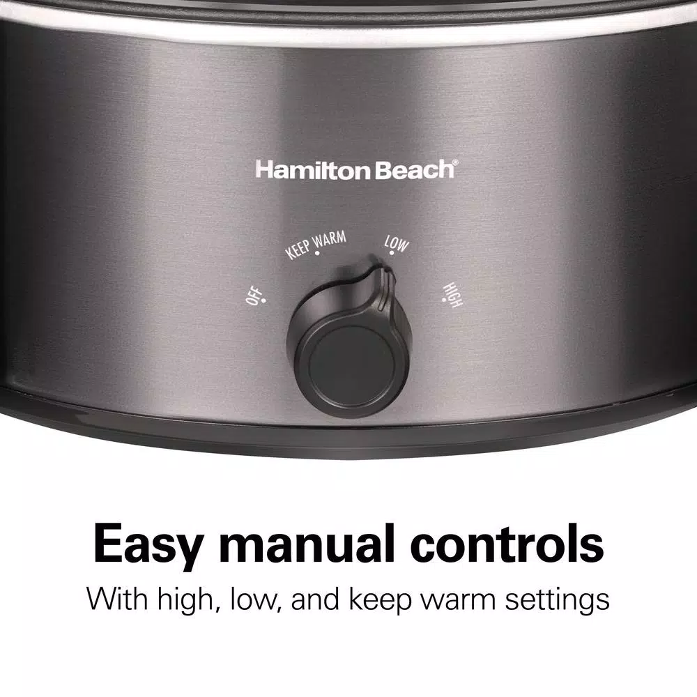 Hamilton Beach Stovetop Sear and Cook 6 qt. Gray Slow Cooker Cookers Hamilton Beach Stovetop Sear And Cook 6 Qt. Gray Slow Cooker -Costway Shop stainless steel hamilton beach slow cookers 33669 fa 1000