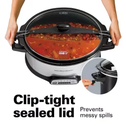 Cookers Hamilton Beach Programmable Stay Or Go 6 Qt. Stainless Steel Slow Cooker With Bonus Party Dipper 17 Cookers Hamilton Beach Programmable Stay Or Go 6 Qt. Stainless Steel Slow Cooker With Bonus Party Dipper -Costway Shop stainless steel hamilton beach slow cookers 33766 1f 1000