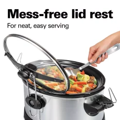Cookers Hamilton Beach Programmable Stay Or Go 6 Qt. Stainless Steel Slow Cooker With Bonus Party Dipper 16 Cookers Hamilton Beach Programmable Stay Or Go 6 Qt. Stainless Steel Slow Cooker With Bonus Party Dipper -Costway Shop stainless steel hamilton beach slow cookers 33766 4f 1000