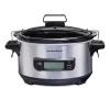 Cookers Hamilton Beach 6 Qt. Stainless Steel Slow Cooker -Costway Shop stainless steel hamilton beach slow cookers 33867 64 1000