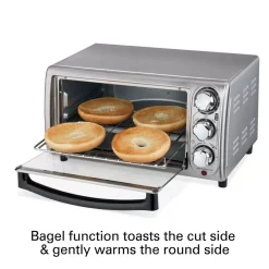 Toasters Hamilton Beach 1100-Watt 4-Slice Stainless Steel Toaster Oven 7 Toasters Hamilton Beach 1100-Watt 4-Slice Stainless Steel Toaster Oven -Costway Shop stainless steel hamilton beach toaster ovens 31143 1f 1000