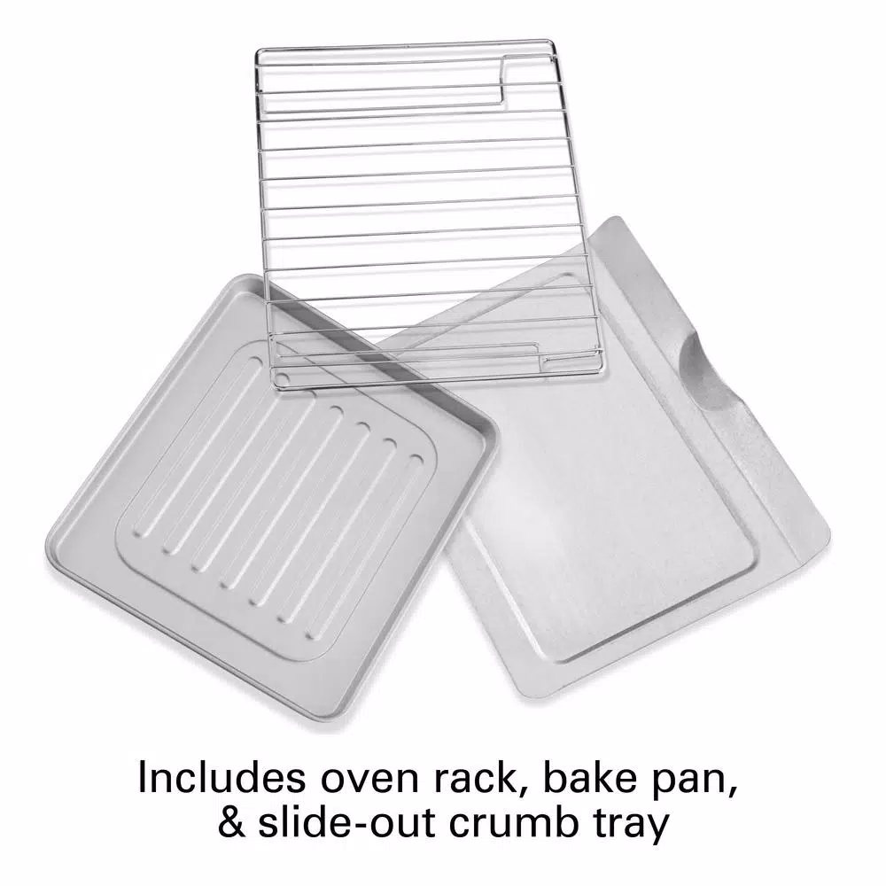 Hamilton Beach 1100-Watt 4-Slice Stainless Steel Toaster Oven Toasters Hamilton Beach 1100-Watt 4-Slice Stainless Steel Toaster Oven -Costway Shop stainless steel hamilton beach toaster ovens 31143 66 1000