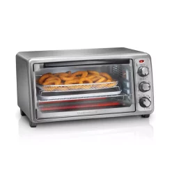 Toasters Hamilton Beach Sure Crisp 1440 W 6-Slice Stainless Steel Toaster Oven With Air Fry 4 Toasters Hamilton Beach Sure Crisp 1440 W 6-Slice Stainless Steel Toaster Oven With Air Fry -Costway Shop stainless steel hamilton beach toaster ovens 31413 c3 1000