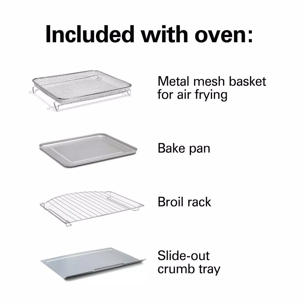 Hamilton Beach Sure Crisp 1440 W 6-Slice Stainless Steel Toaster Oven with Air Fry Toasters Hamilton Beach Sure Crisp 1440 W 6-Slice Stainless Steel Toaster Oven With Air Fry -Costway Shop stainless steel hamilton beach toaster ovens 31413 fa 1000