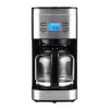 Coffee Makers KALORIK 12-Cup Stainless Steel Programmable Digital Coffee Maker -Costway Shop stainless steel kalorik coffee makers cm 47250 ss 64 1000