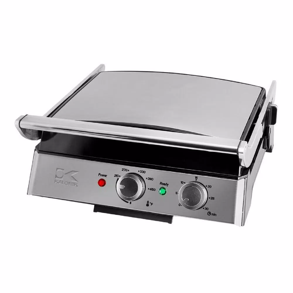 KALORIK Eat Smart 200 sq. in. Stainless Steel Non-Stick Indoor Grill Electric Skillets & Indoor Grills KALORIK Eat Smart 200 Sq. In. Stainless Steel Non-Stick Indoor Grill -Costway Shop stainless steel kalorik indoor grills fhg 43302 ss 64 1000
