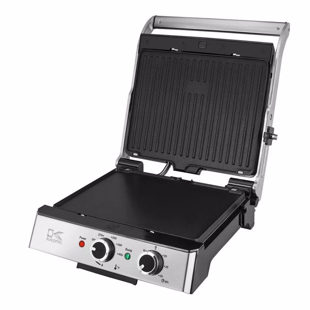 KALORIK Eat Smart 200 sq. in. Stainless Steel Non-Stick Indoor Grill Electric Skillets & Indoor Grills KALORIK Eat Smart 200 Sq. In. Stainless Steel Non-Stick Indoor Grill -Costway Shop stainless steel kalorik indoor grills fhg 43302 ss c3 1000