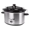 Cookers KALORIK 8 Qt. Stainless Steel Slow Cooker With Cool-Touch Handles 1 Cookers KALORIK 8 Qt. Stainless Steel Slow Cooker With Cool-Touch Handles -Costway Shop stainless steel kalorik slow cookers sc 41175 ss 64 1000