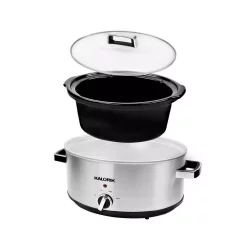 Cookers KALORIK 6.5 Qt. Stainless Steel Slow Cooker 10 Cookers KALORIK 6.5 Qt. Stainless Steel Slow Cooker -Costway Shop stainless steel kalorik slow cookers sc 47493 ss 4f 1000