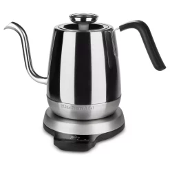 Electric Kettles KitchenAid Precision 4.25-Cup Gooseneck Stainless Steel Electric Kettle With Alarm