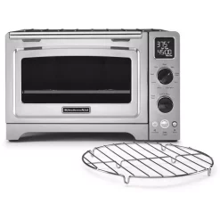 Toasters KitchenAid 1800 W 4-Slice Stainless Steel Convection Toaster Oven 4 Toasters KitchenAid 1800 W 4-Slice Stainless Steel Convection Toaster Oven -Costway Shop stainless steel kitchenaid toaster ovens kco273ss 40 1000