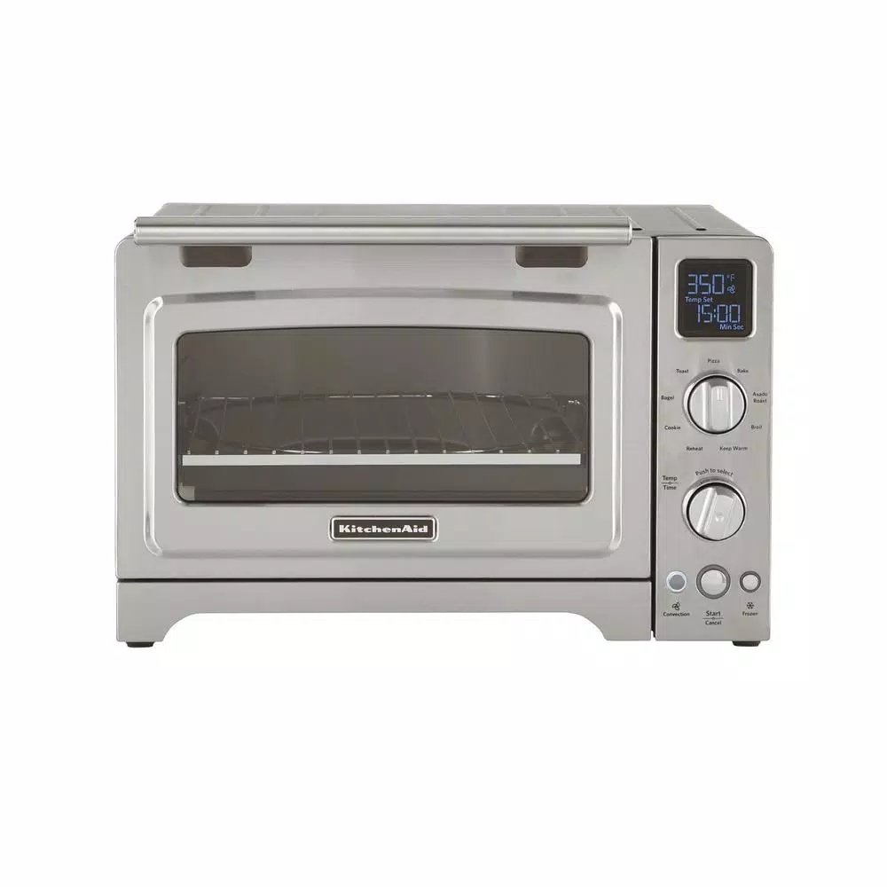 KitchenAid 2000 W 4-Slice Stainless Steel Convection Toaster Oven Toasters KitchenAid 2000 W 4-Slice Stainless Steel Convection Toaster Oven -Costway Shop stainless steel kitchenaid toaster ovens kco275ss 64 1000