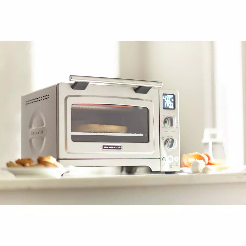 KitchenAid 2000 W 4-Slice Stainless Steel Convection Toaster Oven Toasters KitchenAid 2000 W 4-Slice Stainless Steel Convection Toaster Oven -Costway Shop stainless steel kitchenaid toaster ovens kco275ss 66 1000