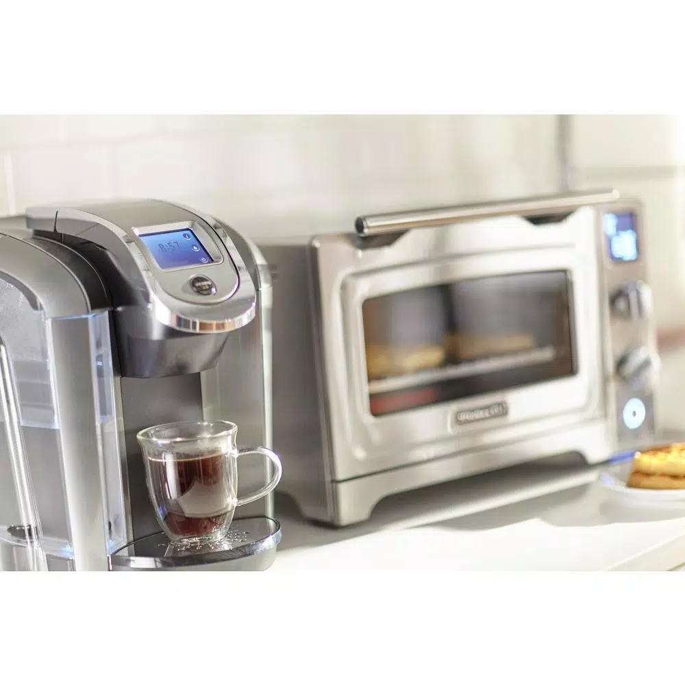 KitchenAid 2000 W 4-Slice Stainless Steel Convection Toaster Oven Toasters KitchenAid 2000 W 4-Slice Stainless Steel Convection Toaster Oven -Costway Shop stainless steel kitchenaid toaster ovens kco275ss c3 1000