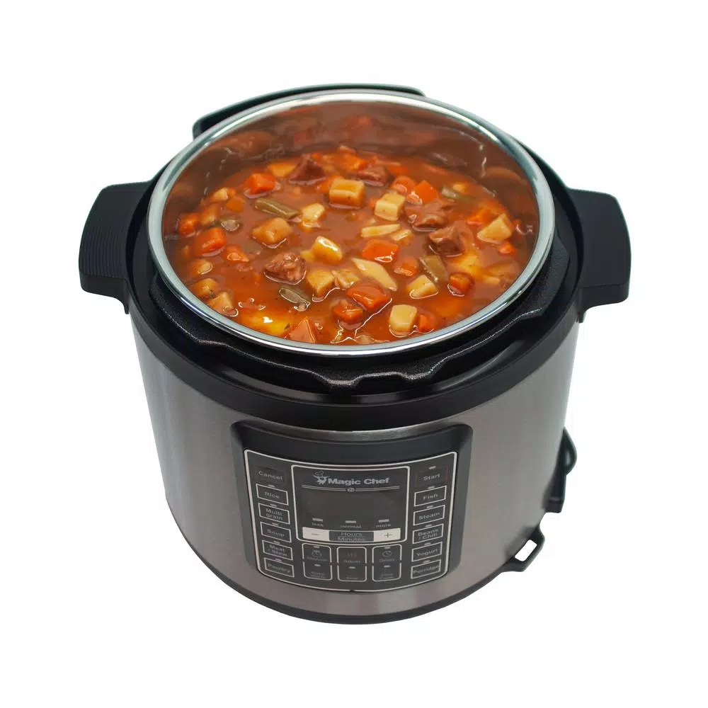 Cookers Magic Chef All-In-One 6 Qt. Stainless Steel Electric Multi-Cooker With Recipe Book 6 Cookers Magic Chef All-In-One 6 Qt. Stainless Steel Electric Multi-Cooker With Recipe Book - Image 4
