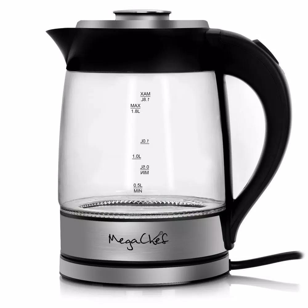 MegaChef 7.6 Cup Stainless Steel Cordless Electric Kettle with LED Base Electric Kettles MegaChef 7.6 Cup Stainless Steel Cordless Electric Kettle With LED Base -Costway Shop stainless steel megachef electric kettles 985111762m fa 1000