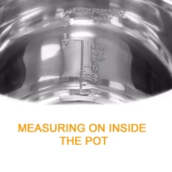 Cookers MegaChef 6 Qt. Stainless Steel Electric Pressure Cooker With Stainless Steel Pot -Costway Shop stainless steel megachef electric pressure cookers 985111967m 76 1000