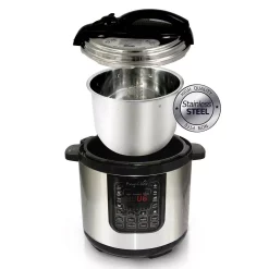 Cookers MegaChef 8 Qt. Stainless Steel Electric Pressure Cooker With Stainless Steel Pot 6 Cookers MegaChef 8 Qt. Stainless Steel Electric Pressure Cooker With Stainless Steel Pot -Costway Shop stainless steel megachef electric pressure cookers 98599676m 1d 1000