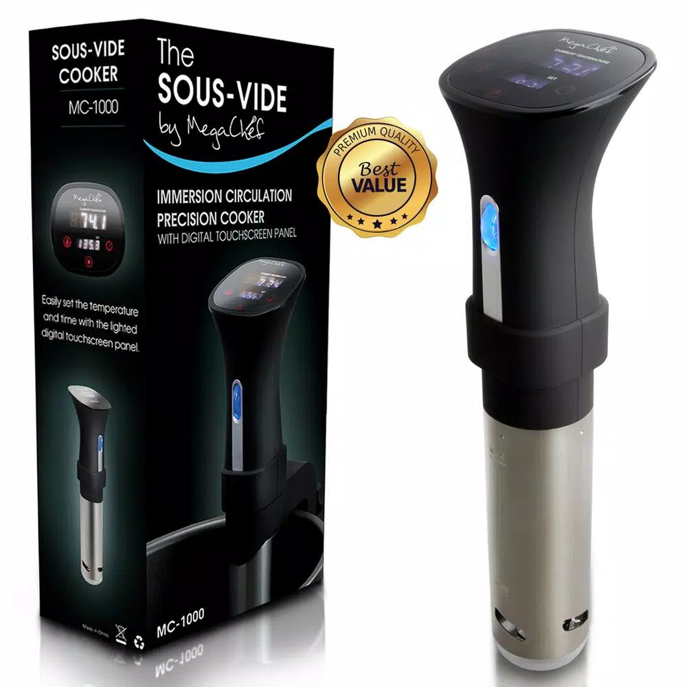 MegaChef Immersion Circulation Precision Stainless Steel Sous-Vide Cooker Cookers MegaChef Immersion Circulation Precision Stainless Steel Sous-Vide Cooker -Costway Shop stainless steel megachef slow cookers 985109611m e1 1000