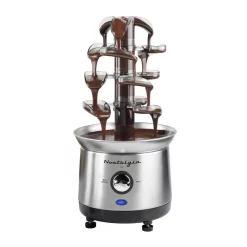 Dessert Makers Nostalgia 3-Tier Stainless Steel Cascading Fondue Fountain 6 Dessert Makers Nostalgia 3-Tier Stainless Steel Cascading Fondue Fountain -Costway Shop stainless steel nostalgia chocolate fountains cff1000 1f 1000