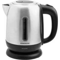 Electric Kettles Ovente 5-Cup Stainless Steel Electric Kettle, BPA-Free, Concealed Heating Element, Auto Shut Off & Boil-Dry Protection 4 Electric Kettles Ovente 5-Cup Stainless Steel Electric Kettle, BPA-Free, Concealed Heating Element, Auto Shut Off & Boil-Dry Protection -Costway Shop stainless steel ovente electric kettles ks22s 4f 1000