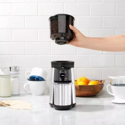 Coffee Makers OXO 16 Oz. Stainless Steel Conical Coffee Grinder With Adjustable Settings 24 Coffee Makers OXO 16 Oz. Stainless Steel Conical Coffee Grinder With Adjustable Settings -Costway Shop stainless steel oxo coffee grinders 8717000 1f 1000