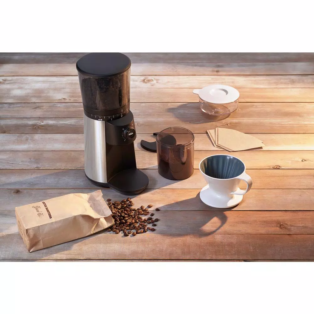 Coffee Makers OXO 16 Oz. Stainless Steel Conical Coffee Grinder With Adjustable Settings 16 Coffee Makers OXO 16 Oz. Stainless Steel Conical Coffee Grinder With Adjustable Settings - Image 14
