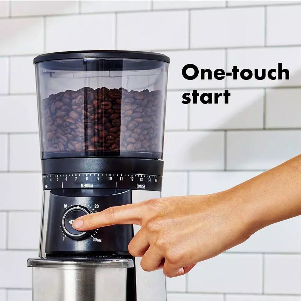 Coffee Makers OXO 16 Oz. Stainless Steel Conical Coffee Grinder With Adjustable Settings 13 Coffee Makers OXO 16 Oz. Stainless Steel Conical Coffee Grinder With Adjustable Settings - Image 11