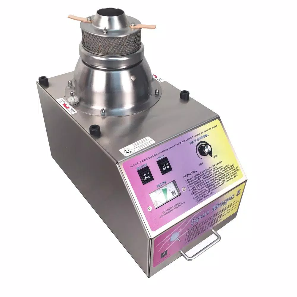 Dessert Makers Paragon Spin Magic 5 Stainless Steel Countertop Cotton Candy Machine 6 Dessert Makers Paragon Spin Magic 5 Stainless Steel Countertop Cotton Candy Machine - Image 4