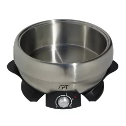 Cookers SPT Shabu-Shabu 3 Qt. Stainless Steel Electric Multi-Cooker With Stainless Steel Pot -Costway Shop stainless steel spt multi cookers ss 301 40 1000