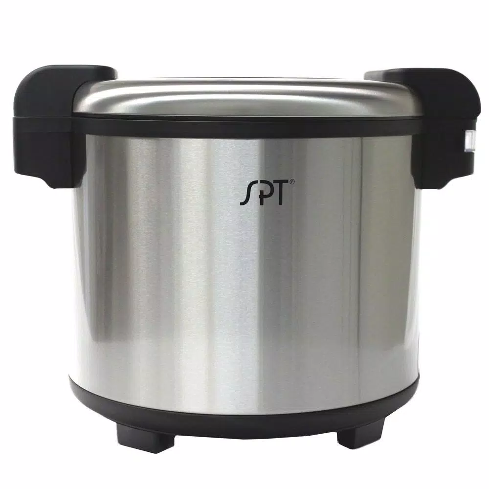 SPT 21.1 Qt. Stainless Steel Heavy Duty Rice Warmer (not a cooker) 160 Cup (cooked rice) Cookers SPT 21.1 Qt. Stainless Steel Heavy Duty Rice Warmer (not A Cooker) 160 Cup (cooked Rice) -Costway Shop stainless steel spt rice cookers scw 80m 64 1000