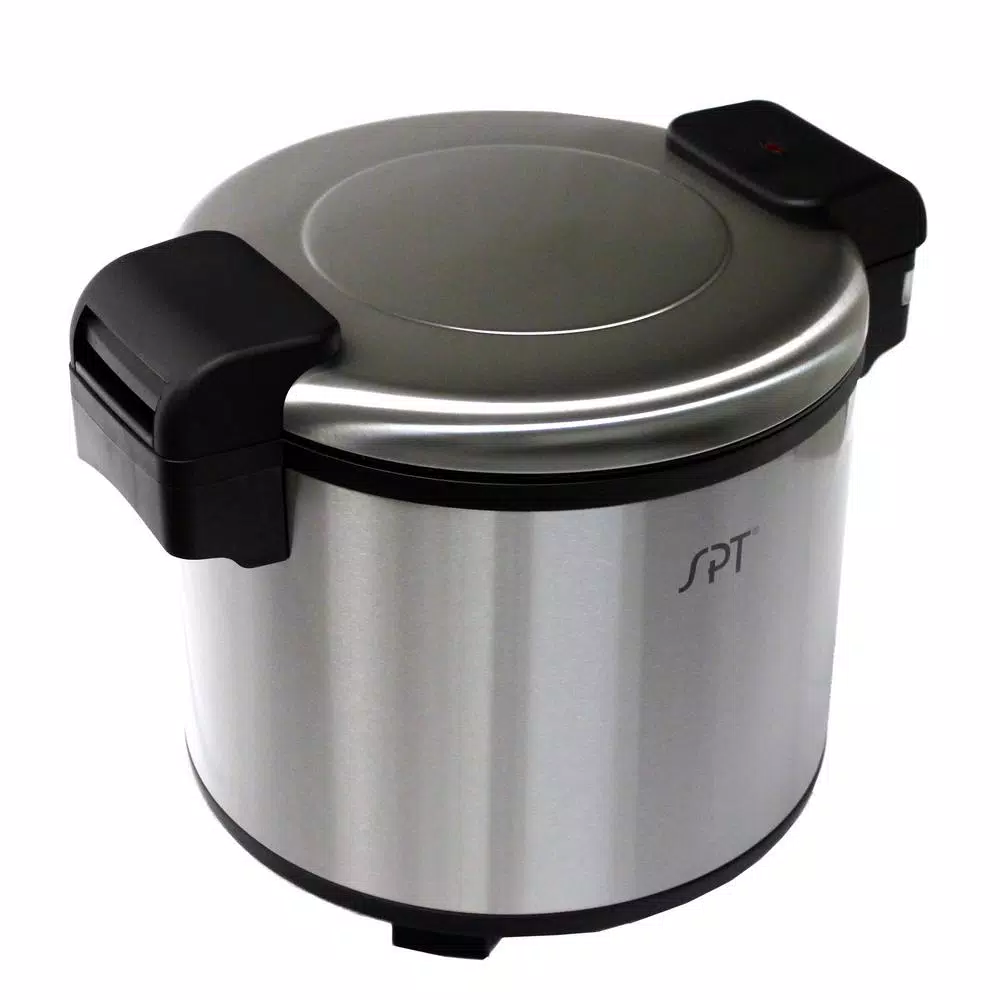 SPT 21.1 Qt. Stainless Steel Heavy Duty Rice Warmer (not a cooker) 160 Cup (cooked rice) Cookers SPT 21.1 Qt. Stainless Steel Heavy Duty Rice Warmer (not A Cooker) 160 Cup (cooked Rice) -Costway Shop stainless steel spt rice cookers scw 80m c3 1000